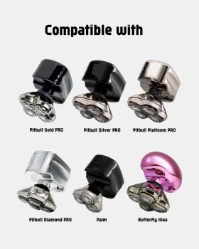 Uji-sk-dt-4 Uijino Head Shaver Replacement Heads Compatible With Skull Pitbull Gold Pro #2