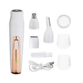 Rhythm-0032b Uni-rhythm Womens Electric Razor Face Shaver Facial Hair Remover Bikini Trim