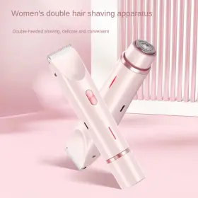 Unique Trendy 1 445018538535 Bikini Trimmer For Women Electric Shaver 2-in-1 Body And Facial Hair Removal Dou Unique Trendy 1 445018538535 Bikini Trimmer For Women Electric Shaver 2-in-1 Body And Facial Hair Removal Dou