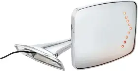 C738710-cvxl United Pacific Convex Exterior Mirror With Led Turn Signal For 1973-87 Chevy & C738710-cvxl United Pacific Convex Exterior Mirror With Led Turn Signal For 1973-87 Chevy &