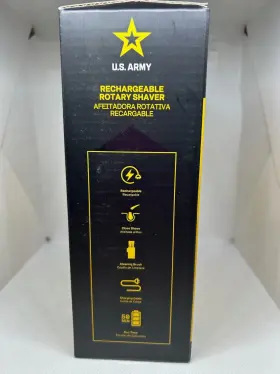 Us Army 783970254481 U.s. Official Licensed Rotary Rechargeable Electric Shaver Brand New #2