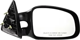 22613598 Vam Compatible With 99-01 Pontiac Grand Am Right Pass Mirror Manual Twin Black