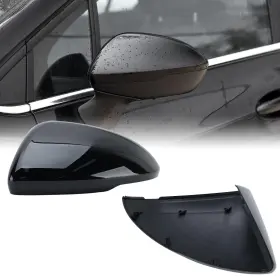 H82019541 Vanlogy Left Driver Side Mirror Cover Caps Compatible With Black