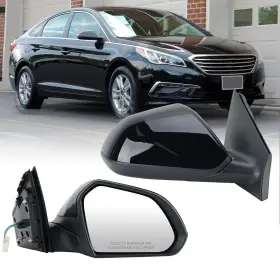 Vanlogy Yh82001252 Right Passenger Side Mirror Compatible With Black
