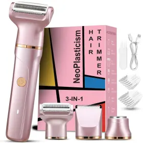 Bg610rr Vegiteria Bikini Trimmer For Women 3-in-1 Electric Razor With Ceramic Blades