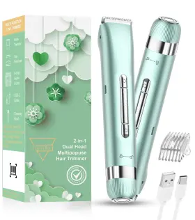 Bg700gn Vegiteria Electri Razors For Women 2 In 1 Personal Groomer Kit Bikini Trimmer Wome