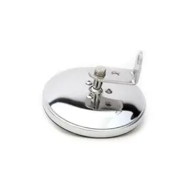 708520 Velvac 5 Inch Center Mount Convex S.steel - Inches Silver