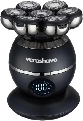 Veroshave 065019971159 7-blade Bald Head Shaver For Men - Cordless Hair Recharg #2