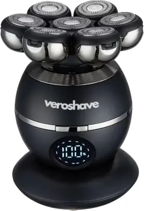 Veroshave 065019971159 7-blade Bald Head Shaver For Men - Cordless Hair Recharg