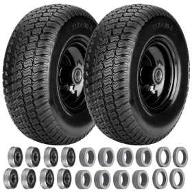 11x4-5-bl Vershin 11x4.00-5 Flat Free Lawn Mower Tires Zero Turn Front 11x4-5 Sol