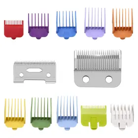 Wl-blcg-9001 Vetmor Barber Clippers Blade Replacement With 10pcs Clipper Guards Compatible W Wl-blcg-9001 Vetmor Barber Clippers Blade Replacement With 10pcs Clipper Guards Compatible W
