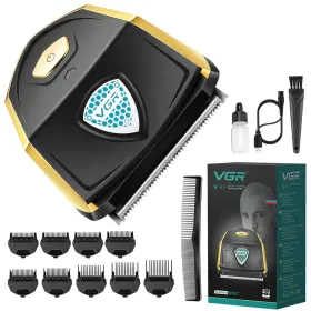 Vgr 702103335033 Shortcut Self-haircut Kit Waterproof Cordless Head Shaver Hair Clipper