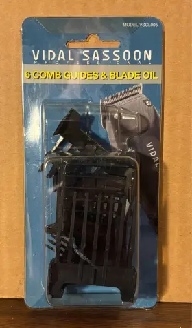 Vscl005 Vidal Sassoon Professional 6 Comb Guards For Clippers - Model -new/nip