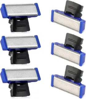 Vini 445038593583 Replacement Heads For Old Version Of Microtouch Solo Mens Shaver Electric Micro
