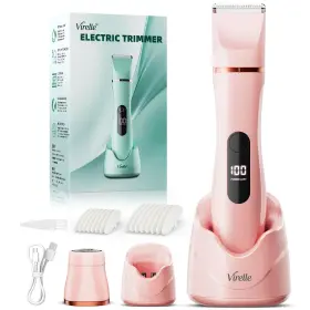 Zcb166 Virelle Painless Waterproof Bikini Trimmer For Women - Cordless Electric Razor