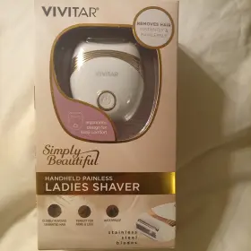 1451020 Vivitar Mid#1451020 Simply Beautiful Handheld Painless Ladies Shaver Boxed