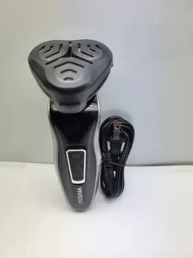 Pgv9023-ftd Vivitar Triple Head Rotary Power Shaver Black Rechargeable
