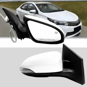 Vm240920-r Vmdccdz Passenger Right Side Mirror Compatible With Toyota R-passenger White