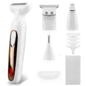 Tm002v-01 Vnina Electric Body Hair Trimmer And Shaver 4-in-1 Pubic For Men Bikini Tr