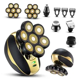 Ht5588 Votmoni Upgrade 7d Electric Shaver - Bald Head Close For Men Rechargeable