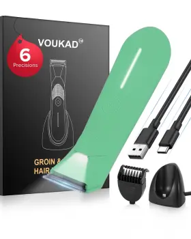 H1972 Voukad Sensitive Skin Personal Pubic Hair Trimmer For Women And Men Electric Mansca