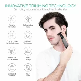 Voyor 972863620524 Beard Trimmer For Men Electric Razor Nose Face Body Hair With Adjust #2