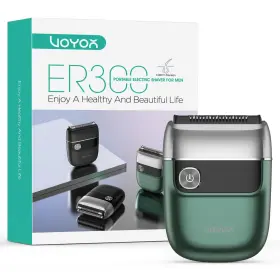 Er300 Voyor 972863621330 Foil Shaver 2 In 1 Double Shavers For Men Portable Electric Razor With Rechar