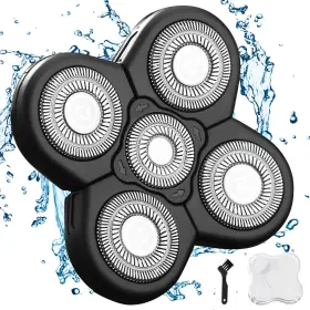 Vrmeta 689323617814 Mens Electric Shaver Replacement Heads 5d Sharp Stainless Steel Head