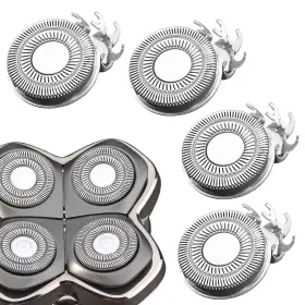 Vm-046 Vrmeta 4 Pcs Shaver Head Replacement Blades For Pitbull Carver Pro Electric Razor Rep