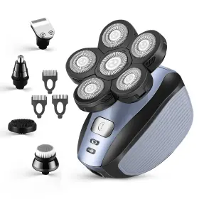 Ht6300l Vsmooth Head Shavers For Men - Upgraded Multifunctional Bald Shaver Waterproof