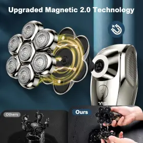 Vylto-hs-vn-170 Vylto 7d Head Shavers For Bald Men Upgrade 5 In 1 Waterproof Electric Razor Mens #2