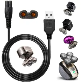 Wahfox 761062993142 Universal Head Shaver Charger Cord Usb Cable Compatible With Skull