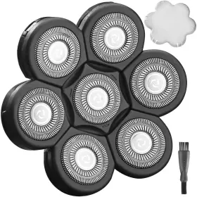Wahfox Wf7hb Universal 7 Blades Head Shaver Replacement Heads For Mainstream Brands