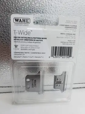 Wahl 02215 T-wide Trimmer Blade Fits Detailer /retro T-cut/ Li