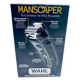Wahl 043917112992 Manscaper Cordless Hypoallergenic Shaver Flex Foil Technology