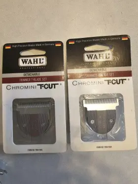 1584-1365 Wahl Chromini T-cut Blade Set Silver Replacement