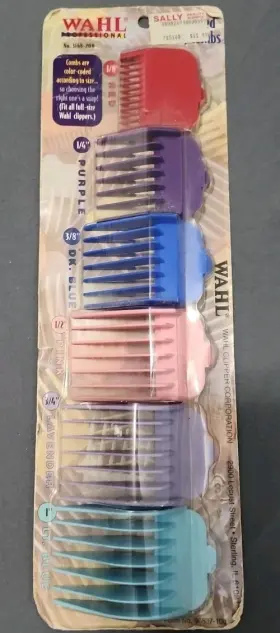 3168-200 Wahl Hair Clipper 6 Pack Color Coded Cutting Guides