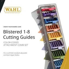 3170400 Wahl Professional Blistered 1-8 Cutting Guides Color-coded Multicolor #2