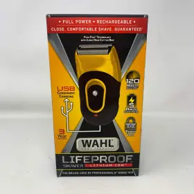 318692 Wahl New Lifeproof Shaver Black/yellow Foil Waterproof