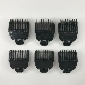 59300 Wahl Oem Lithium Ion Trimmer 6 Piece Beard Stubble Blade Guide Guard Comb Set