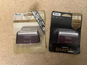7031-400 Wahl 2 Pack Shaver/shaper Super Close Replacement Silver Foil C71