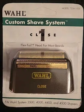 7336-1000 Wahl New Custom Shave Series 1 Close Replacement Gold Foil Model 7336-1000 Wahl New Custom Shave Series 1 Close Replacement Gold Foil Model