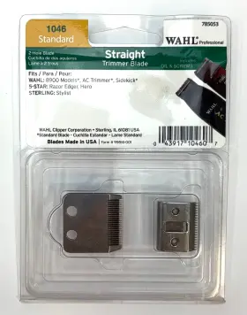 785053 Wahl Professional Straight Trimmer Blade Standard New 1046