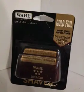 998541-2405 Wahl Shaver Gold Foil Bump Free Super Close Finishing Tool 98541-2405 Nos