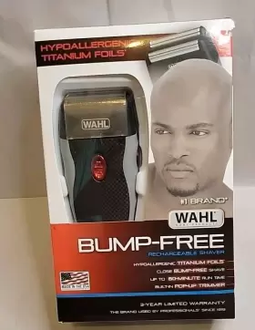 7339-300 Wahl Clipper Corp Shaver Bump-free Rechargeable Foil Hypoallergenic Titanium Foils 7339-300 Wahl Clipper Corp Shaver Bump-free Rechargeable Foil Hypoallergenic Titanium Foils