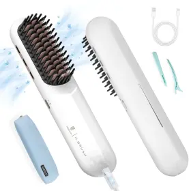 Ln-f8 Webeauty Cordless Hair Straightener Brush - 200m Negative Ions Porta Straig
