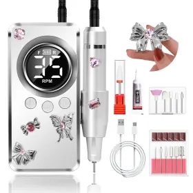 Nd-001 Welan Electric Nail Drill Cordless Professional Machine 35000 Rpm Elec