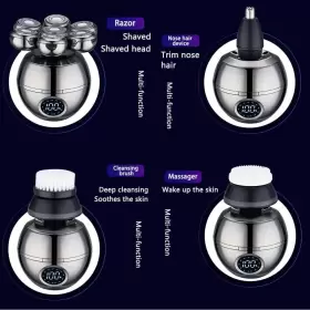K-txd01-7 Weltition Upgrade 7 Heads Men S 5-in-1 Electric Head Shaver For Bald Multifunctional K-txd01-7 Weltition Upgrade 7 Heads Men S 5-in-1 Electric Head Shaver For Bald Multifunctional