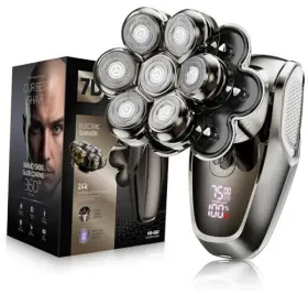 Ms-687 Wenzhou Mishang Electrical Equipment Co. Ltd 7d Head Shavers For Bald Men Detachable Shaver Led Display Dry Wet