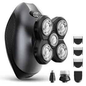 Ipx7 Weqoee 684646262611 Head Shavers For Bald Men 5 In 1 Electric Razor Waterproof
